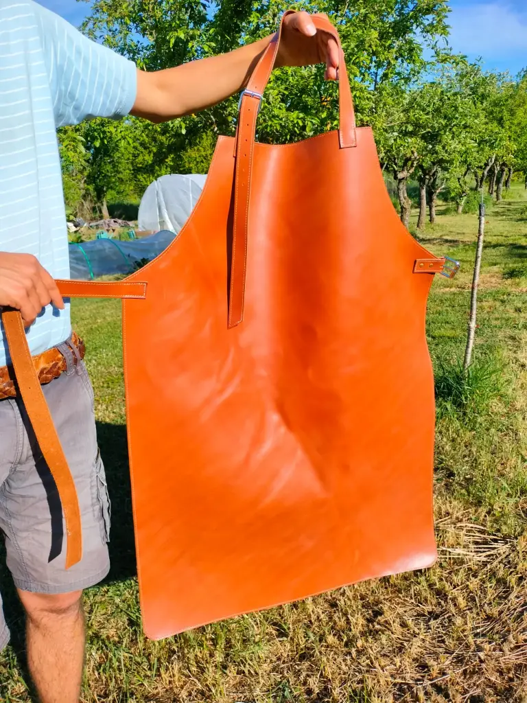 Tablier en Cuir Véritable