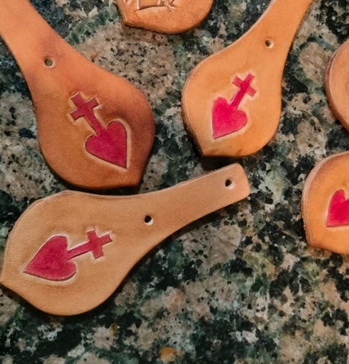 Porte-Clefs Coeur Sacré Coloré